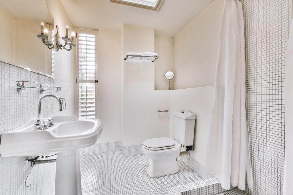 Interior of a bathroom